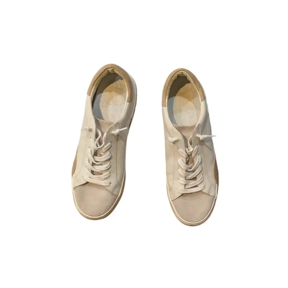 Dolce Vita Zina Court Sneaker Rose Gold Platform Suede Leather Size 9 - Picture 6 of 8